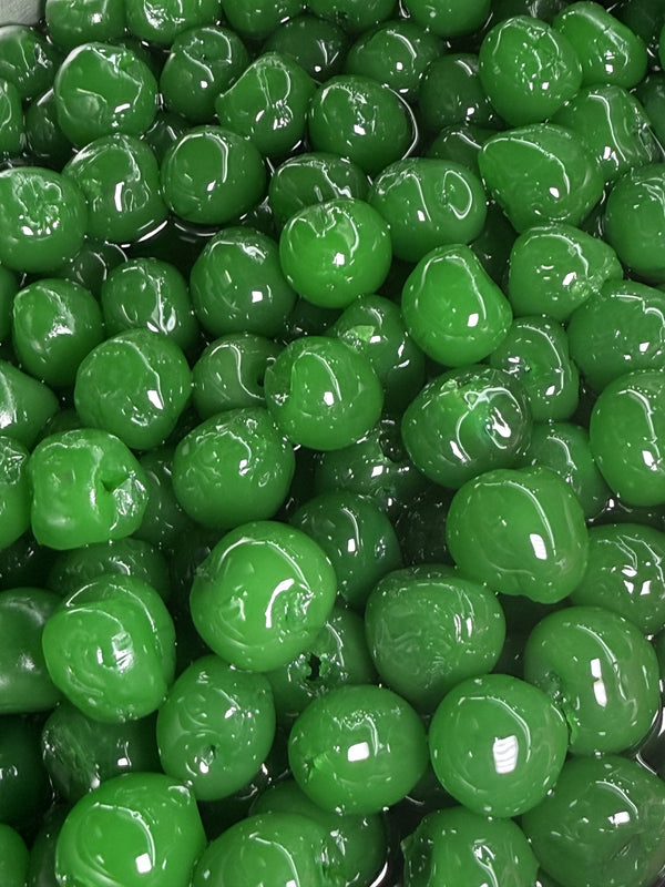 Cerezas marrasquino verdes